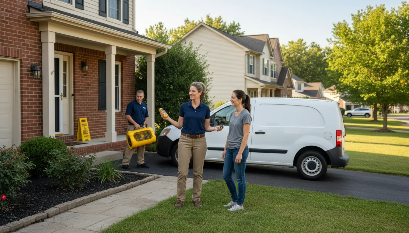 Water restoration image for Water Damage & Restoration Services in Tebbetts, MO